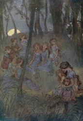 Illustration zu Die lustigen Weiber von Windsor